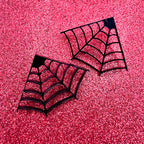 Spider Web Stud Earrings