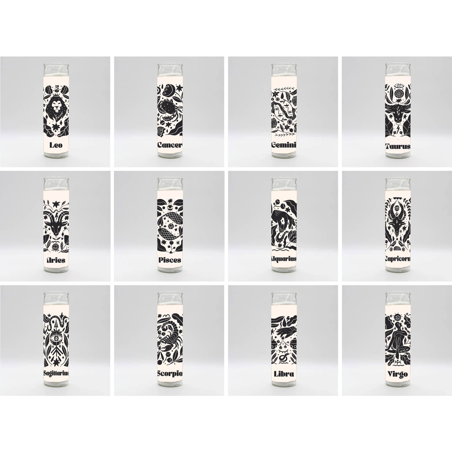 Zodiac Complete Candle Set