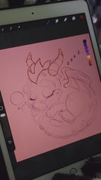 Spyro Napping Sticker