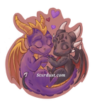 Spyro Napping Sticker