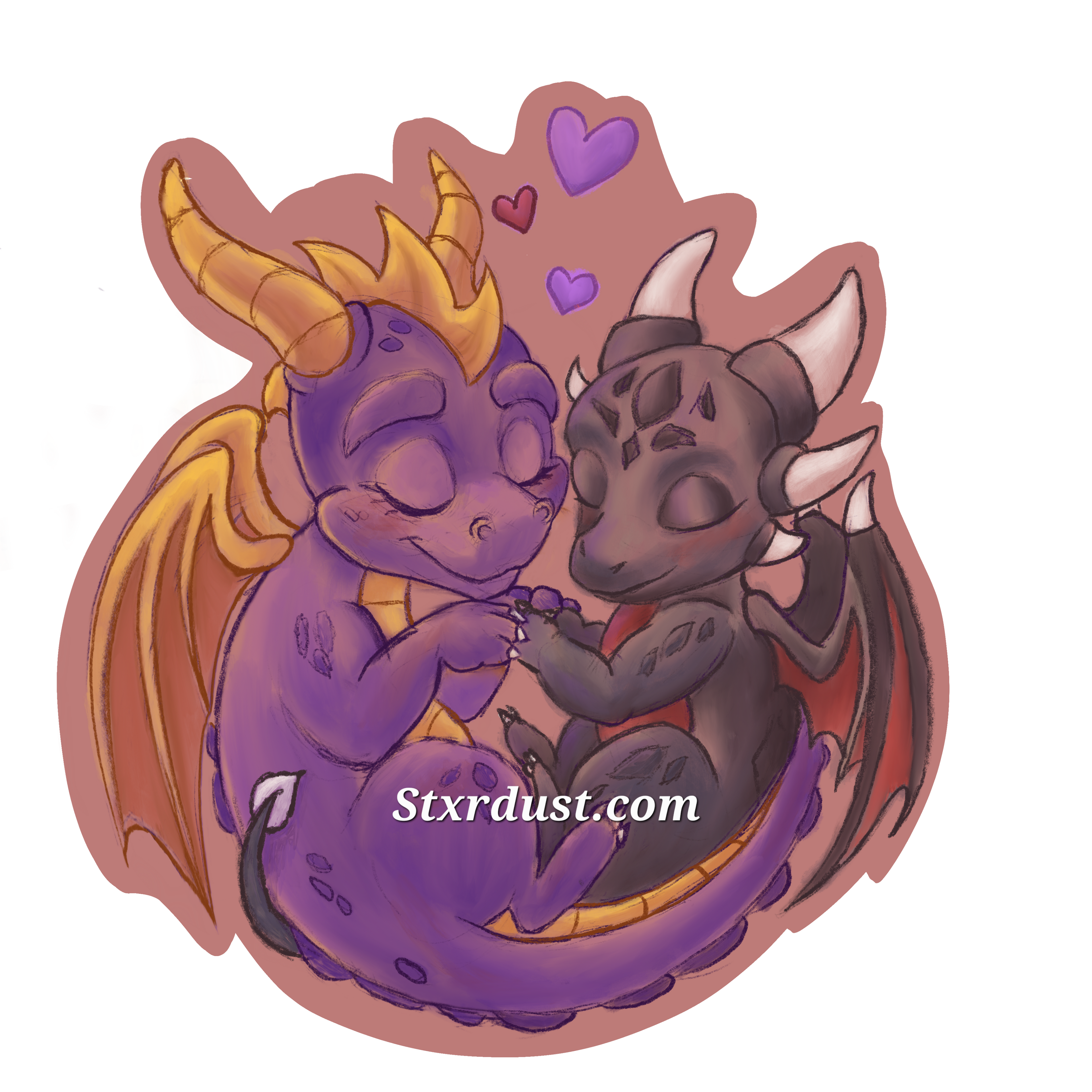 Spyro Napping Sticker