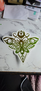 Luna Moth Holographic Vinyl Decal Stickers
