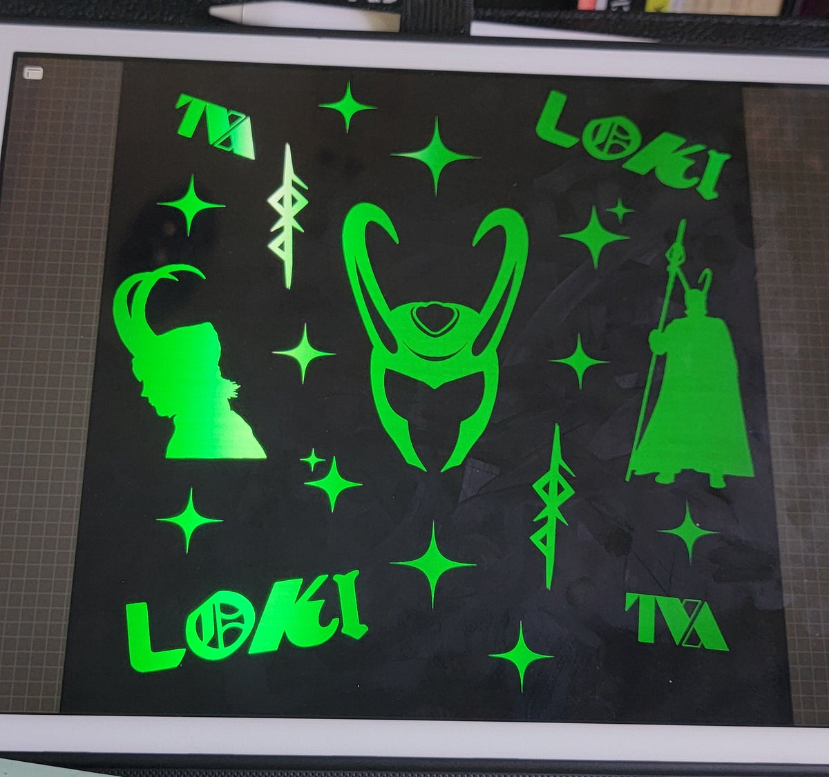 Loki TVA Car Window Decal 12" x 12"