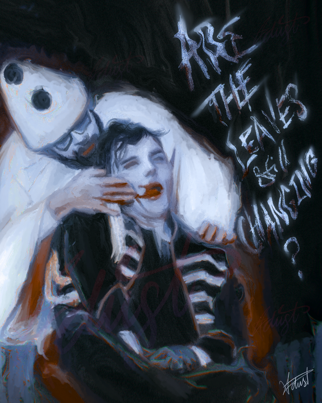 Blood Wall Art Print