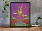 Frog-ever Coloring Pages Digital Download Printable - detail view