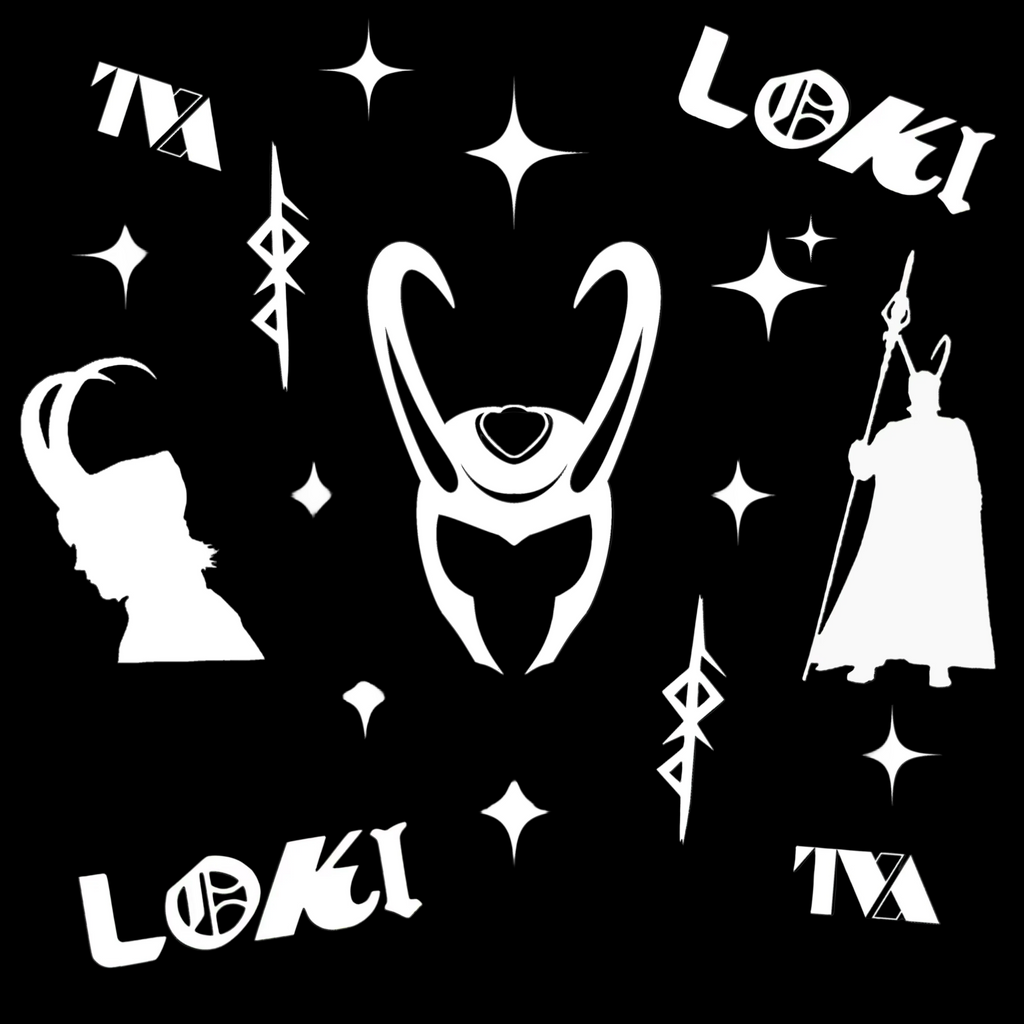 Loki TVA Car Window Decal 12" x 12"