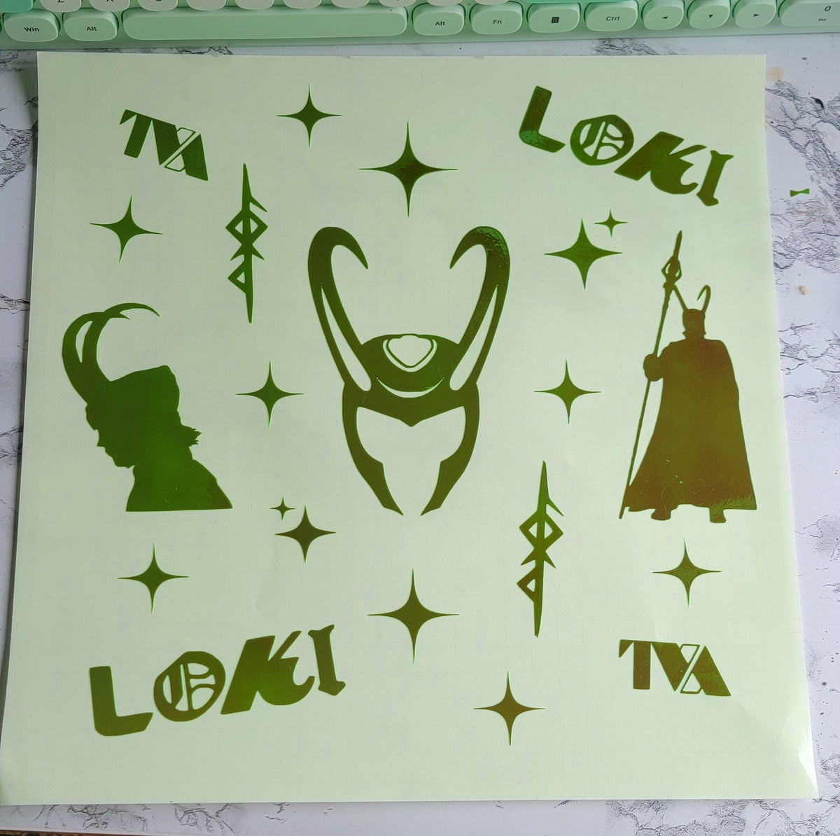 Loki TVA Car Window Decal 12" x 12"