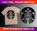 Scream Starbucks SVG
