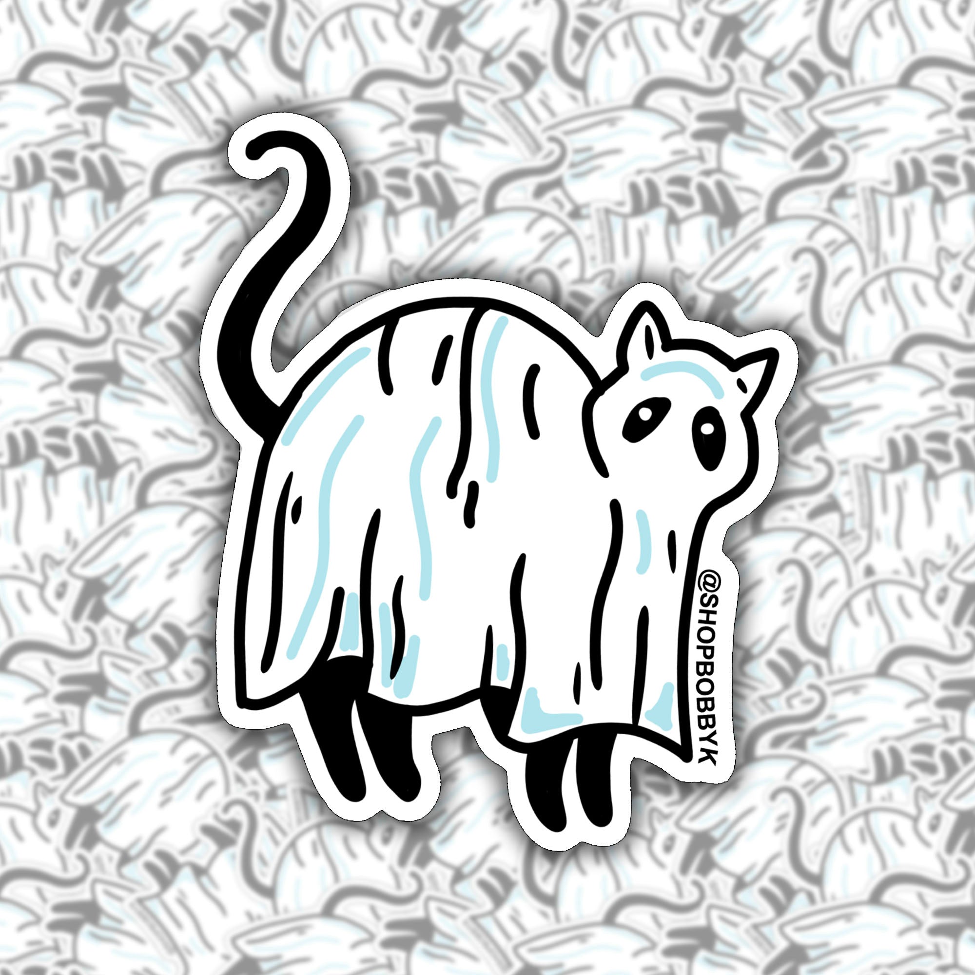 Ghost Cat Sticker Pack