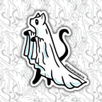 Ghost Cat Sticker Pack - detail view