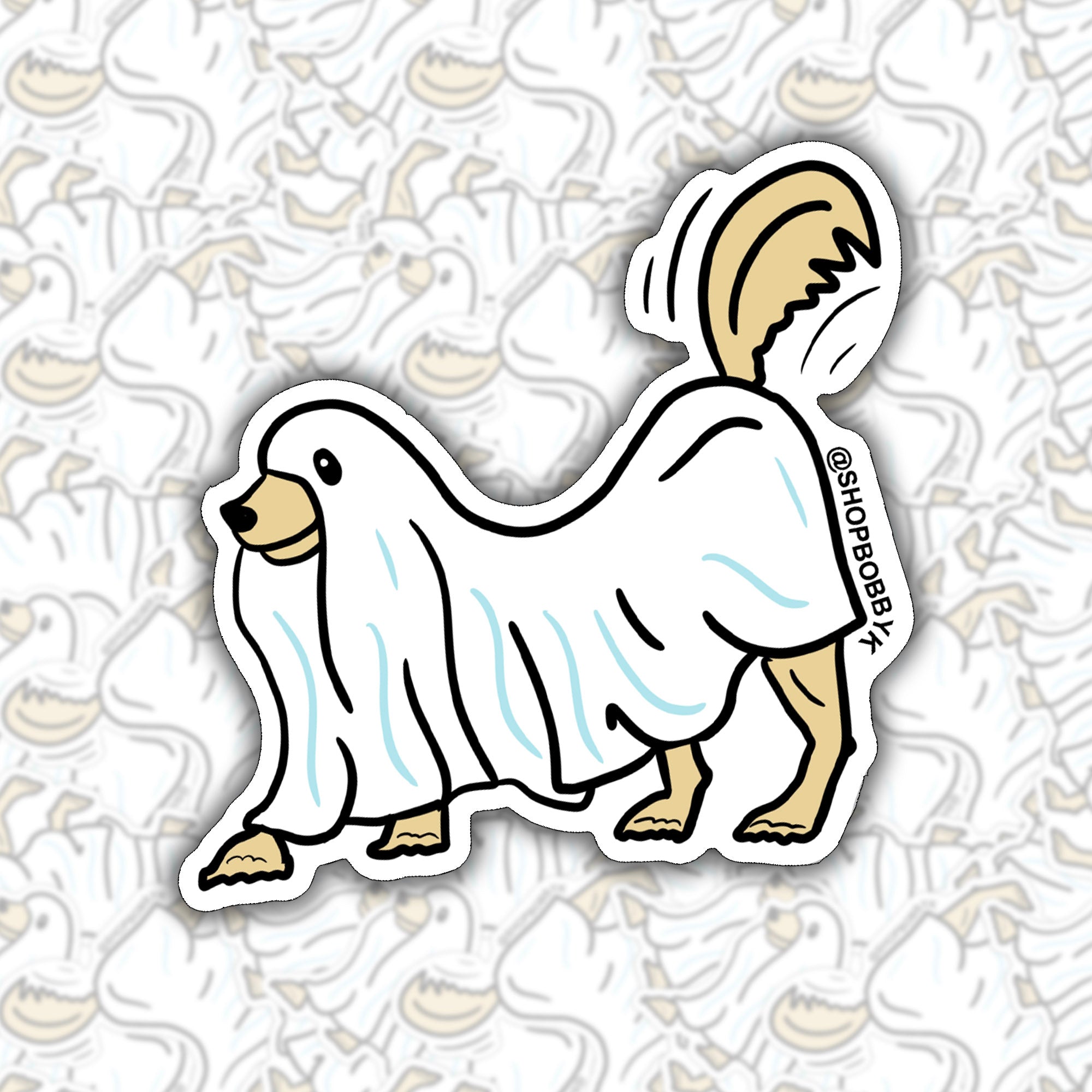 Ghost Dog Sticker Pack