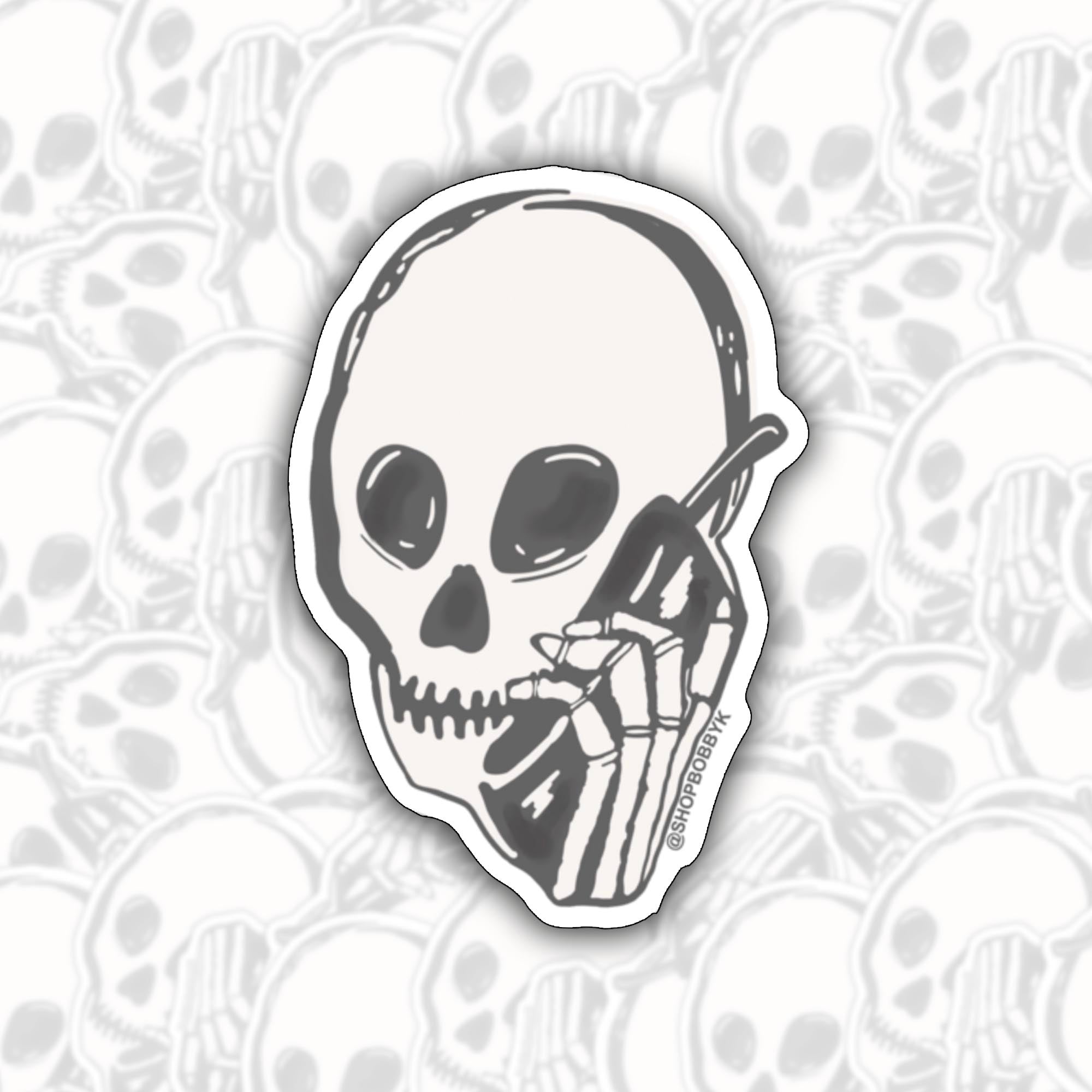 Karen Skullhead Sticker