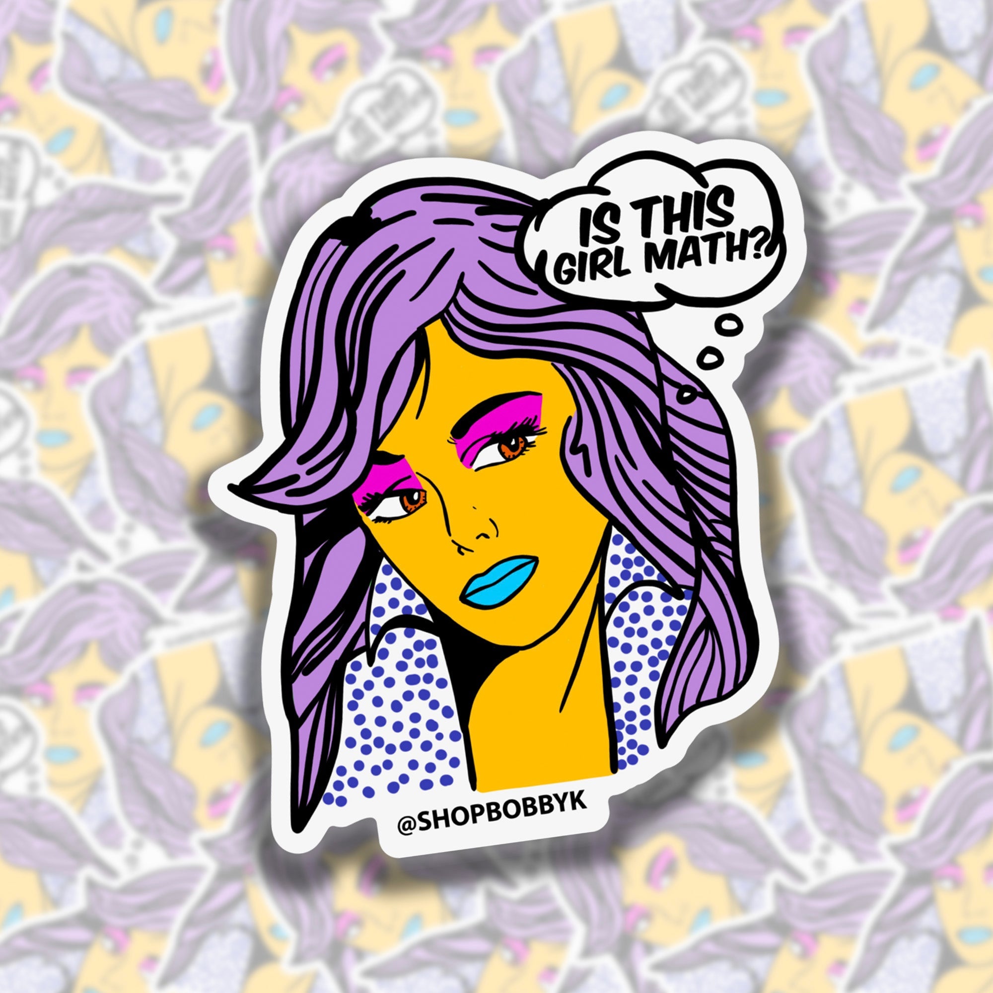 Pop Art Girlies Sticker Pack - alternate view