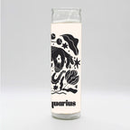 Zodiac Aquarius Candle