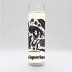Zodiac Aquarius Candle