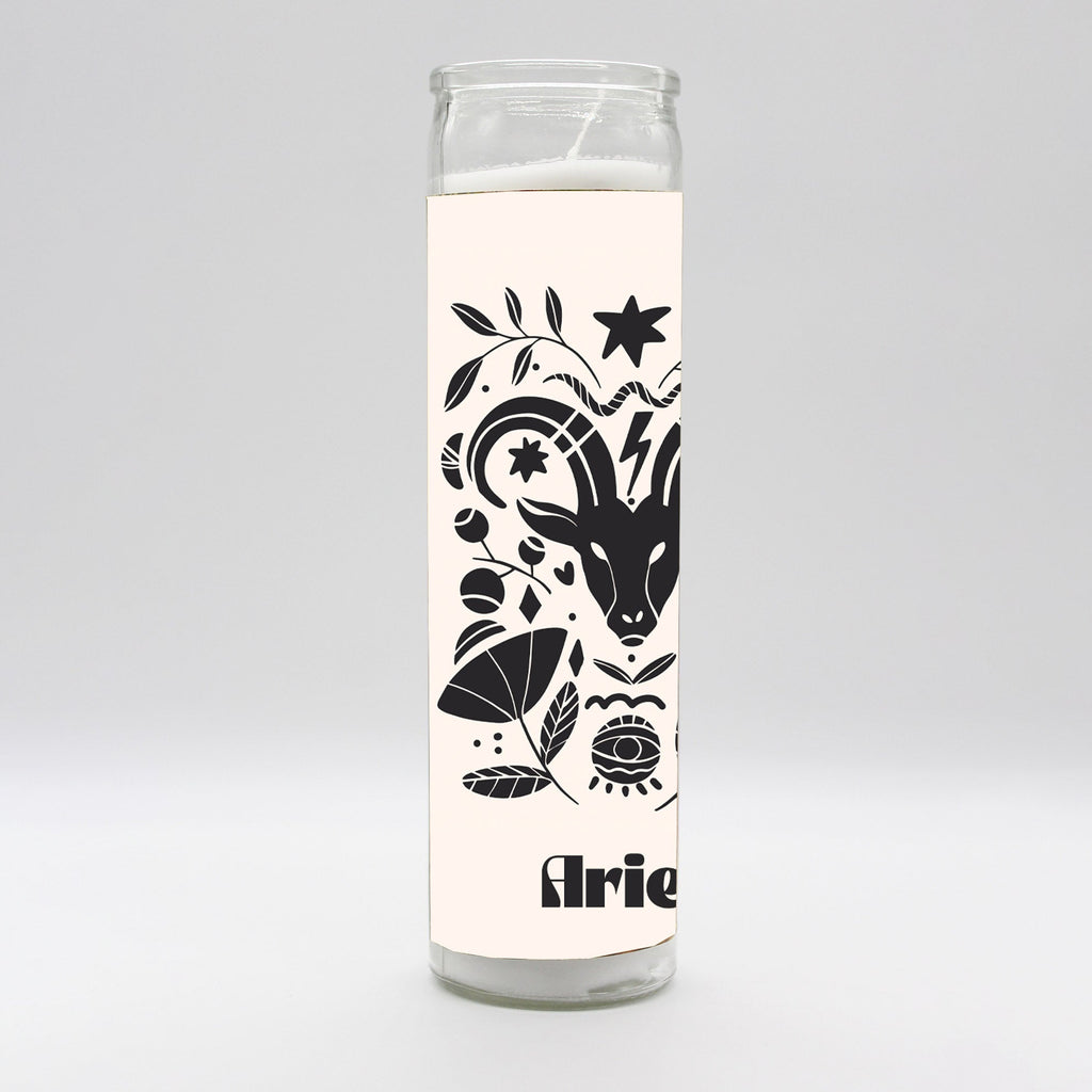 Zodiac Aries Candle