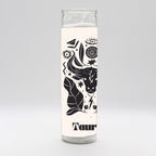 Zodiac Taurus Candle - detail view
