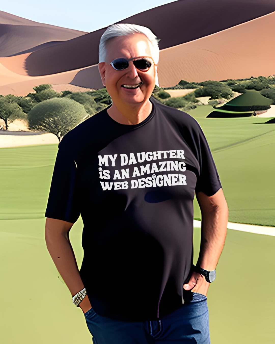 My Daughter is an Amazing Web Designer T-Shirt