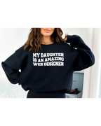 My Daughter is an Amazing Web Designer T-Shirt